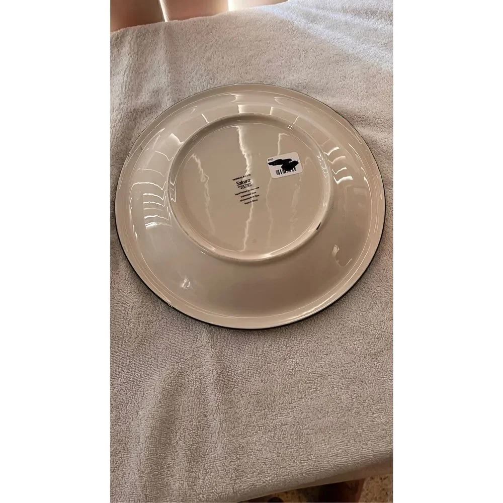 Tropical Breeze Sakura Oneida Palm Tree Dinner Plate Dish Set of Two 10